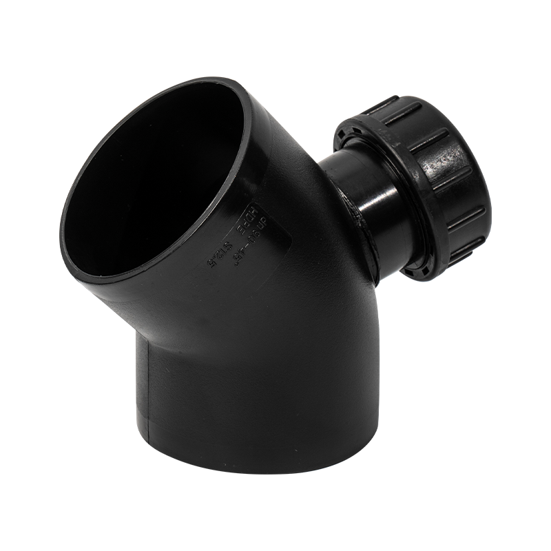 Siku 45° dengan port inspeksi