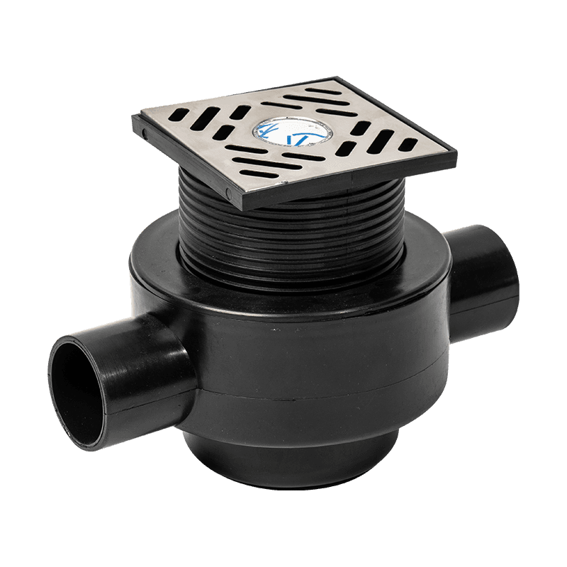 Fitting pipa PE Floor drain horizontal - kecil/besar